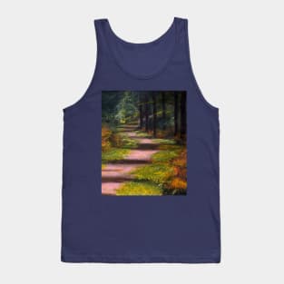 Stourton Woods, original artwork acrylics on board Tank Top